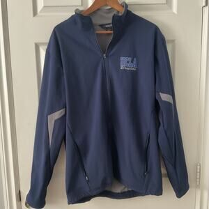 UCLA Bruins Jacket Holloway Radius Mens Large Blue Soft-shell Weather Resistant